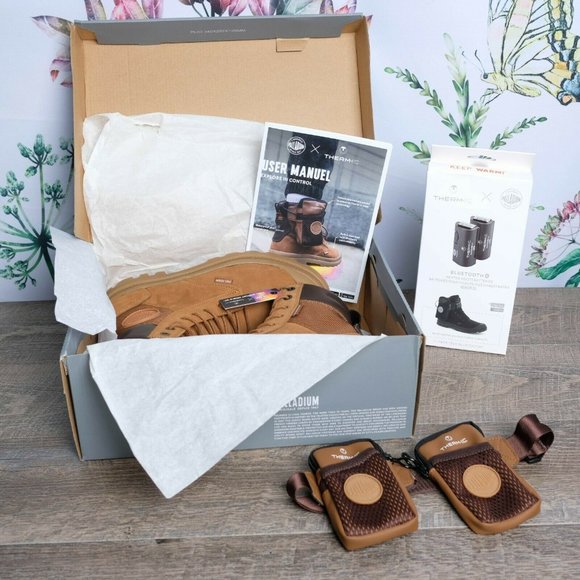 PALLADIUM SPORTCUFF THERMIC WP+ MAHOGANY NWT - Picture 2 of 7